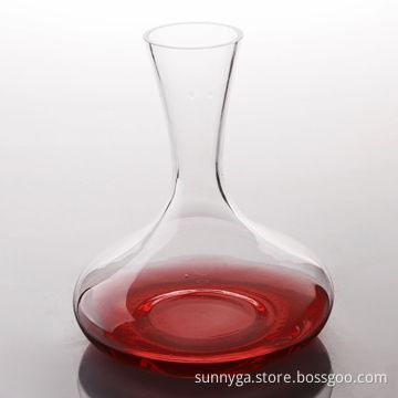 Mouth-blown Wine Decanter, Made of Clear Glass, 1.5, 2.0, 2.5L Capacity